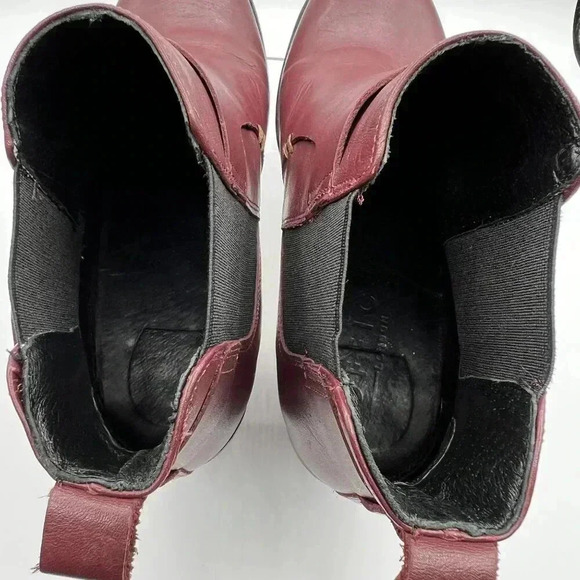 Office London Women's Size 39/*.5 Black Leather Pull On Ankle Boots Made in Spai - Picture 10 of 15